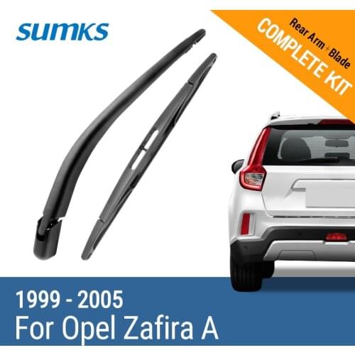 SUMKS Rear Wiper & Arm for Opel Zafira A 1999 2000 2001 2002 2003 2004 2005