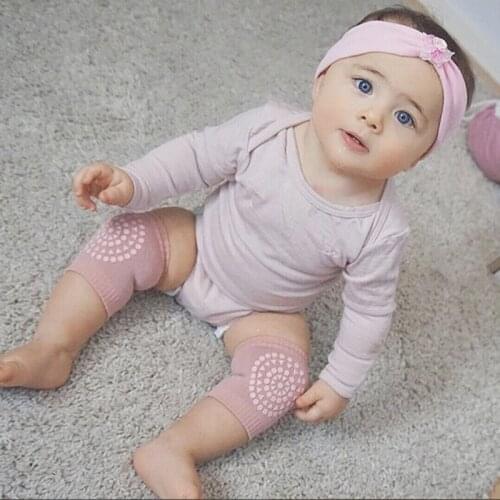 1 Pair Soft Baby Knee Anti-slip Elbow Cushion Leg Warmer Kneecap Support Protector Toddlers Infant Crawling Knee Support Pads