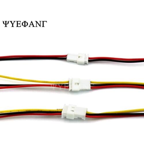 10 PCS 1.25mm JST 1.25 2P 3P 4P 5P 6PIN Male Female Plug Connector With Wire Cables 100mm 10CM