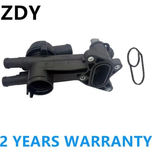 Coolant Thermostat Housing Assembly 1.4TSI For Audi A1 A3 VW CC EOS Golf Jett Passat Tiguan Touran Seat Ibiz Fabia 03C121111