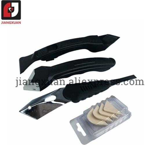 3 Pcs Set Utility Scraper Practical Tile Cleaner Surface Glue Residual Shovel Mini Handmade Tools
