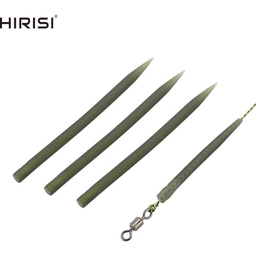 50pcs Carp Fishing Anti Tangle Sleeves Connect with Hook for Carp Fishing Terminal Tackle 2 Sizes