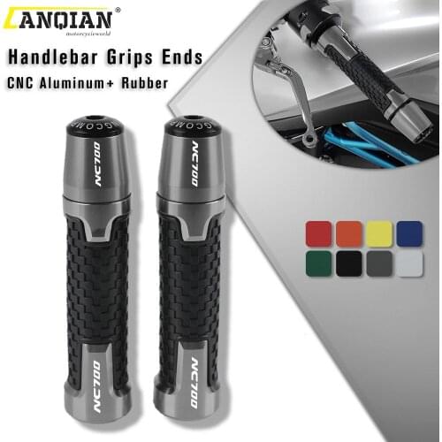 22MM Motorcycle Accessories Handlebar Grips Handle Bar Cap End Plug For Honda NC 700 S X NC700 S NC700 X NC700S NC700X 2012-2013