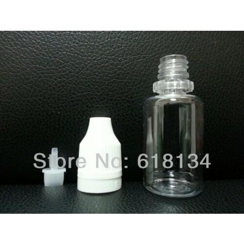 Free Shipping Fedex, 2500pcs/LOT 15ml PET plastic dropper bottles With tamper cap with tamper evident