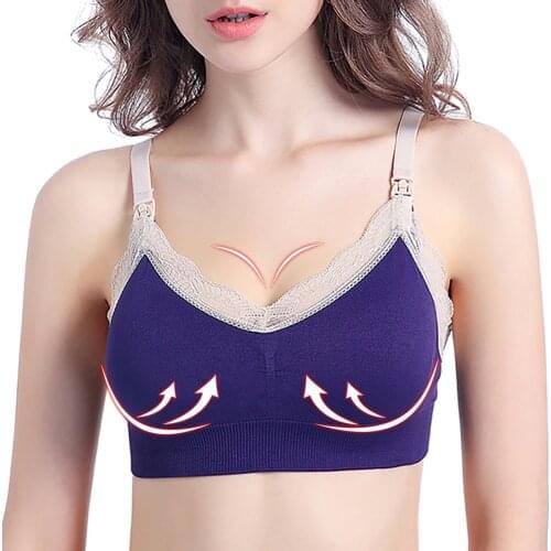 Breastfeeding Bras Maternity Nursing Bra for Feeding Nursing Underwear Clothes for Pregnant Womens Breathable Lactancia Bra