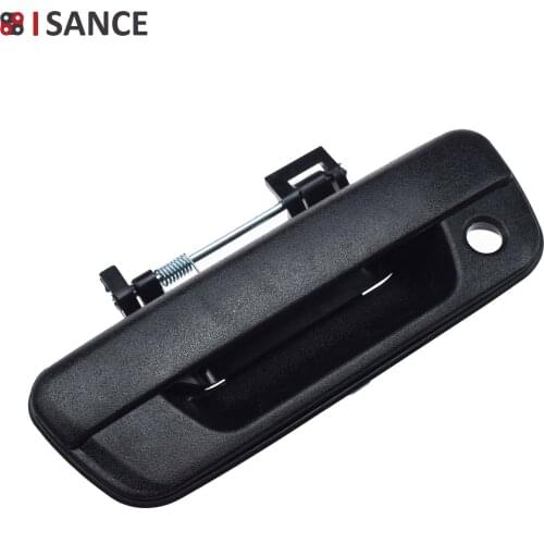 Black Rear Tailgate Door Handle Keyhole For Chevrolet Colorado GMC Canyon Isuzu Pickup Truck 25801998 97319416 93376845 97323464