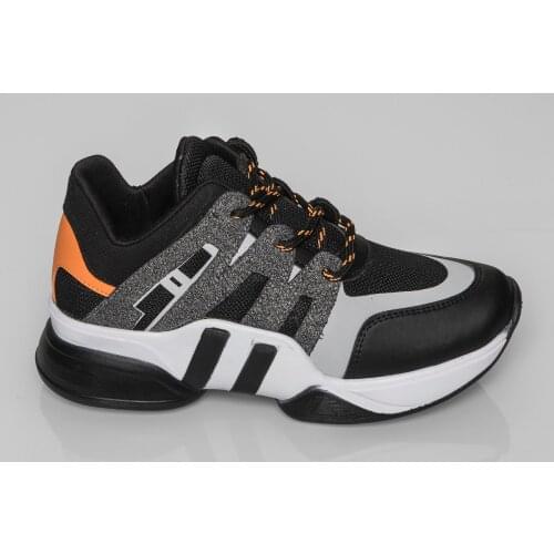 Trawel Won Black Lady High Bottom Sneaker Shoes