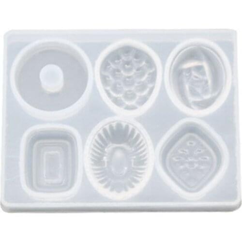 DIY Crafts Making Crystal Epoxy Mold Earrings Candy Mould High Mirror UV Resin Silicone Molds