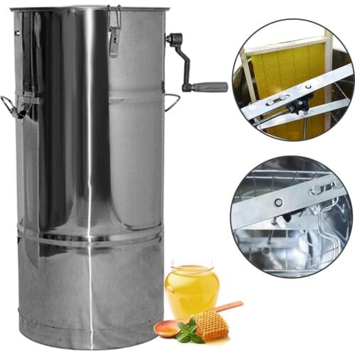 304 Stainless Steel Home Beekeeping Honey Extractor Honey Separator Thick Frame Shake Honey Machine Beehive Machine Bee Machine