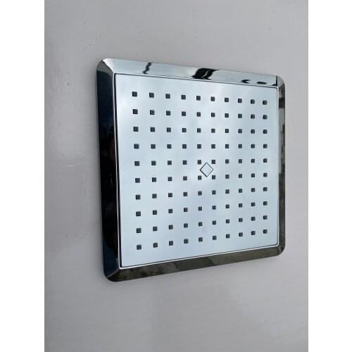 ABS Square Shape Rainfall Powered Steam Shower Room Top Shower Roof Head Cabin Accessories