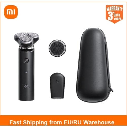 XIAOMI MIJIA Electric Shaver S500C Beard Hair Trimmer Smart Razor Rechargeable 3D Head Dry Wet Shaving Washable Dual Blade