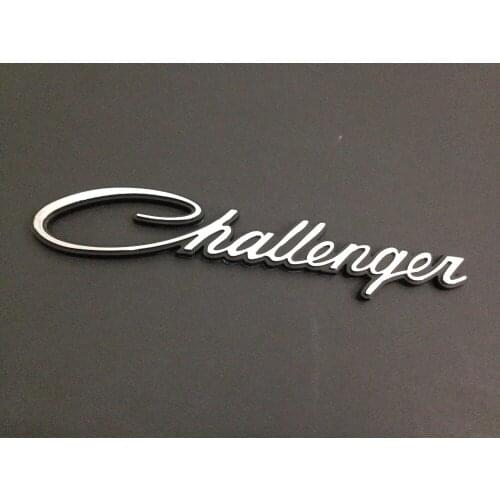 2008-2018 CLASSIC SCRIPT Emblem fits CHALLENGER FENDER NAMEPLATE Chrome