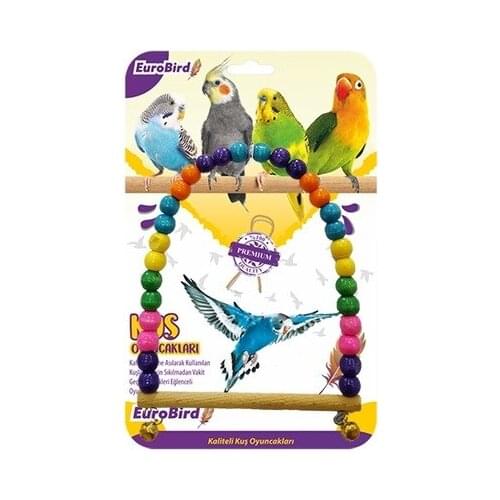 EuroBird bird Toy Beads Oval swing 437601541 bird, bird supplies, swing, perch, cage, bird cage, avian vitamins, bird
