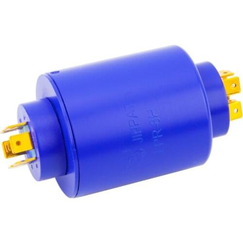 Smooth Pin Slip Ring With Wire Style 8 Circuits Low Contact Resistance And IP54 Precious Metal For Wind Generator Anti-Shock