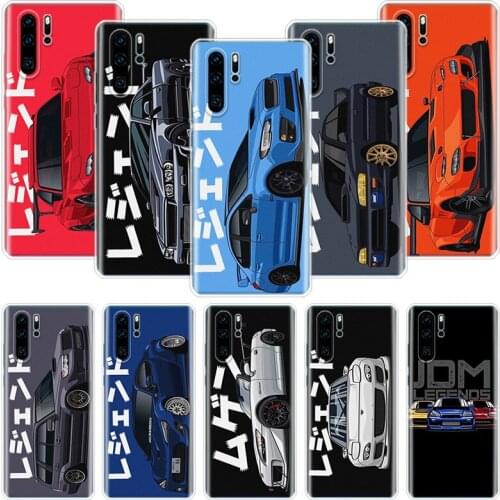 JDM Tokyo Drift Sports Car Phone Case For Huawei Honor 10 9 20 9X 8A 8X 8S 7A 7X Lite Pro 10i 20i Y5 Y6 Y7 Y9 2019 Cover Coque