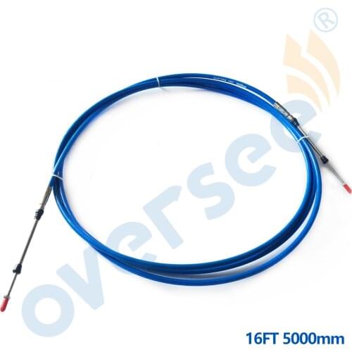 OVERSEE Outboard Throttle Shift Cable, Remote Control Box Cable 16Ft For Yamaha Tohatsu Outboard Engine