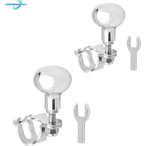 2PC 316 Stainless Steel Steering Wheel Power Handle Ball Grip Knob Turning Helper Hand Control For Marine Boat Yacht Accessories