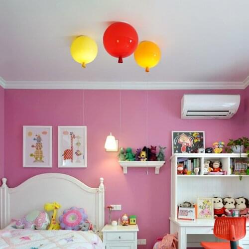 Colorful Balloon Ceiling Lamp Bedside Baby Kids Room Lamp Balloon Lighting Lamps Bedroom Stair Lighting Lamps