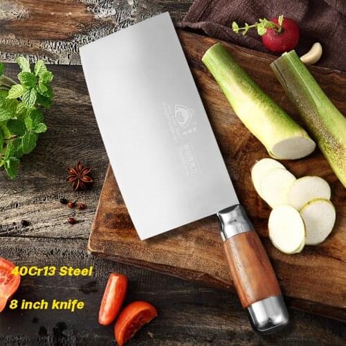 Kitchen Chef Knife Chopping Cutting Dual-use Stainless Steel Meat Cleaver Cooking Tools