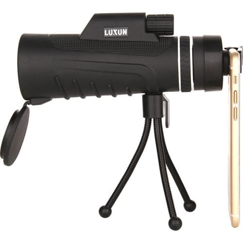 42Mm HD Monocular Night Vision Portable Telescope with Holder Waterproof Telescope with Tripod Folder Storage Bag