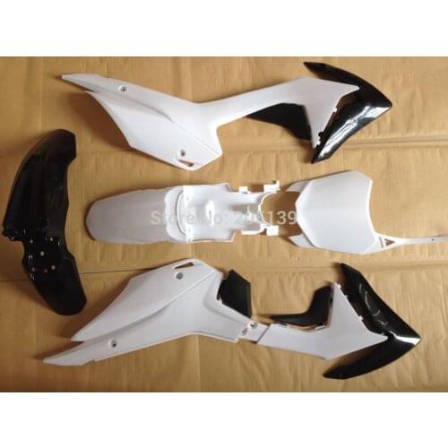 Motocross CRF110 WHITE/black Plastic PARTS fender FOR HONDA motorcycle fairing carenado pit bike guardabarro moto parafango moto