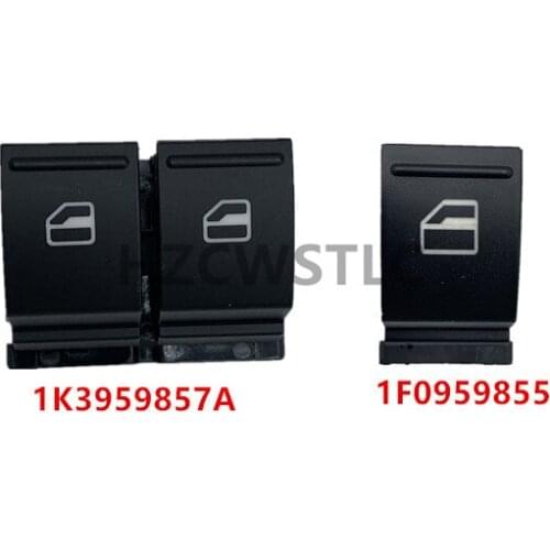 New Window Switch Control Button 1K3959857A 1F0959855 For VW Caddy 2K Jetta EOS Golf MK5 Passat B6 Polo 6R Touran SEAT
