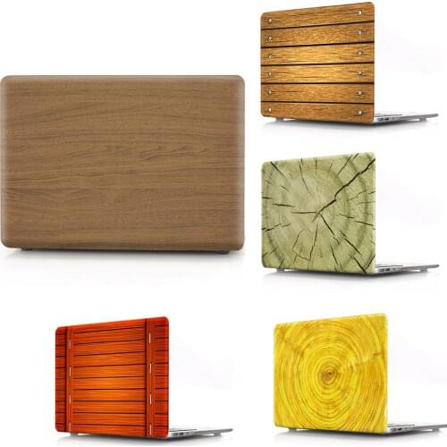 Charm Wood Grain Cover For Apple Macbook Pro 13.3 W. CD-ROM A1278 Retina 12 13 Air 13.3 2020 A2179 Pro 15 A1707 W. Touch Bar