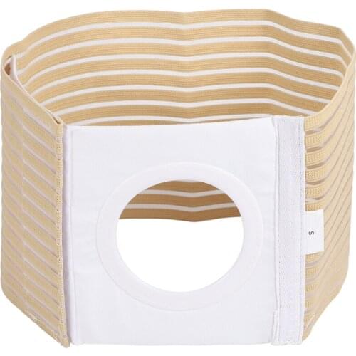 Ostomy Abdominal Belt Waist Support Wear on the Abdominal Stoma To Fix Bag and Prevent Parastomal Hernia (S)