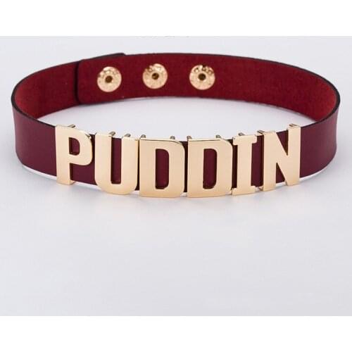 Movie Cosplay Black Burgundy Purple White Necklet for Women Men Button/Buckle Style Accessory D6