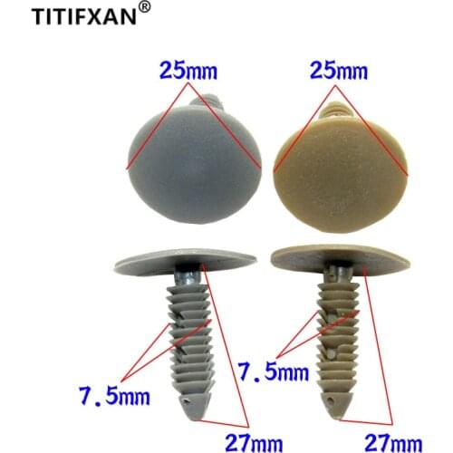 For Regal LaCrosse GL8 First Land Car Roof Interior Trim Panel Cover Ceiling Clips Plastic Fasteners Beige Gray Rivet