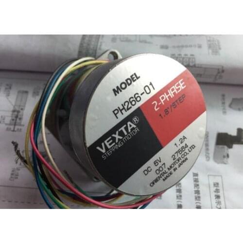 PH266-01 stepper motor , used in good condition . 80% appearance new , good working , free shipping