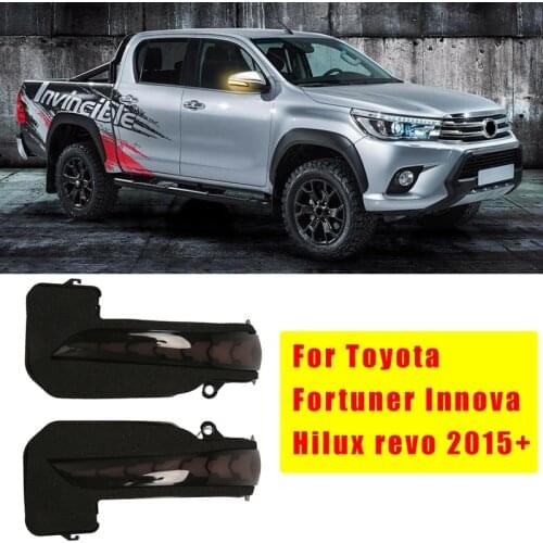 LED Dynamic Side Rearview Mirror Turn Signal Light Indicator Lamp for Toyota Fortuner Innova Hilux Revo 2015