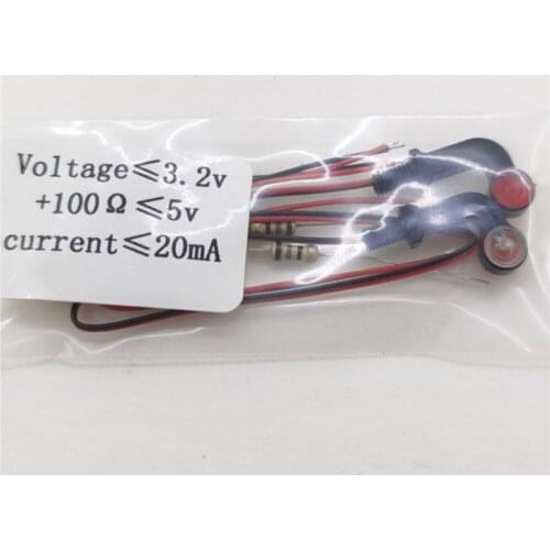 Ultra Bright LED Side Light Lamp for Tamiya 1/14 56360 Scania Man RC Truck Car Modification Parts