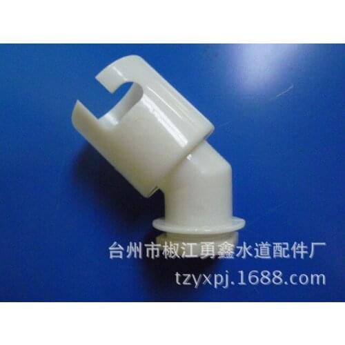 Washing machine floor drain elbow joint universal leak interface