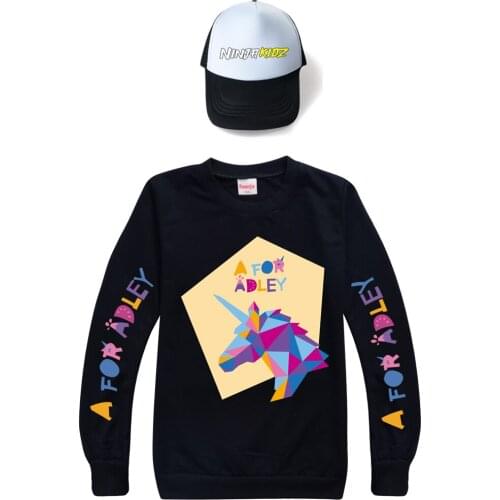 A for Adley Cobra Kai Movie Inspired Funny Spring and Autumn Hooded sweatshirt 2021 New Boys and Girls Tops