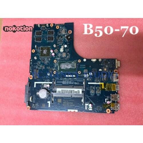 ZIWB2 ZIWB3 ZIWE1 LA-B091P Mainboard for Lenovo Ideapad B50-70 Intel Core i7-5500U Notebook motherboard Tested