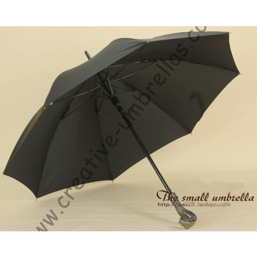 Cobra snake mini golf umbrella auto open mantis feet windproof anti-thunder fiberglass animal outdoor golf umbrella two sizes