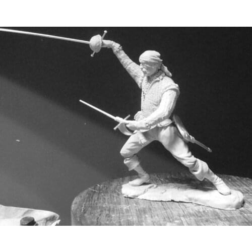 1/24 Duellant, Two heads, Resin Model figure GK, Unassembled and unpainted kit