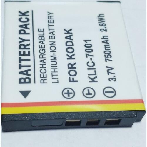 High Quality 750mAh Brand New Replacement Battery For Kodak KLIC-7001 KLIC 7001 KLIC7001 M340 M341 M863 M893 IS M1063 M1073