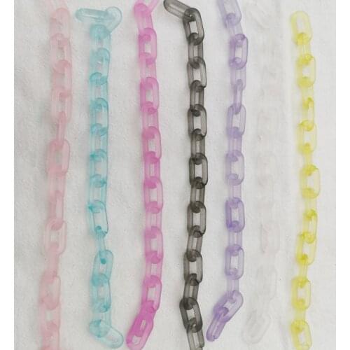 1200piece 500gram11mm*20mm diy Acrylic candy Link Chain connectors.open ring beads.for woman Jewelry Making accessories 2021new