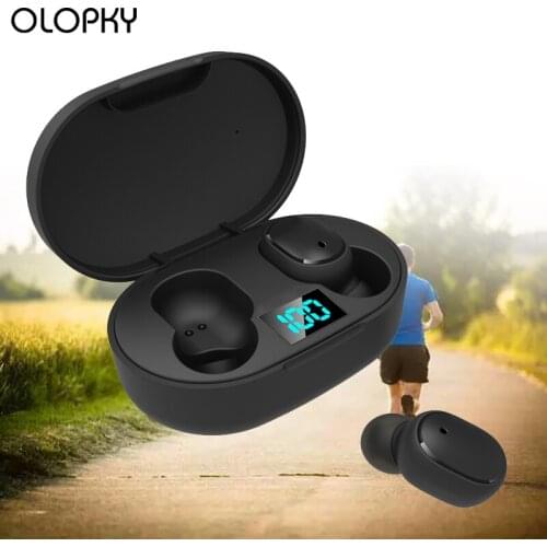 LED Display V5.0 Bluetooth Earphone Stereo Ture Wireless Earphones Sports Wireless Earbuds Gaming Headset With Dual Microphones