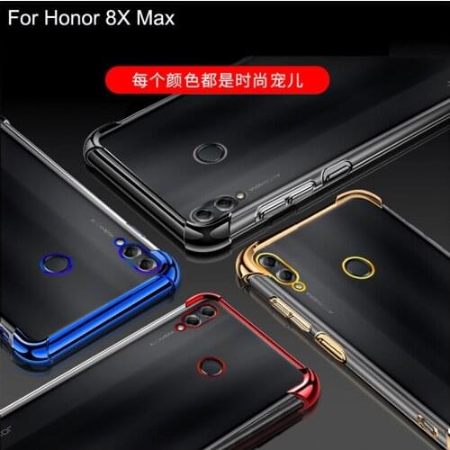 For Huawei Honor 8X Max Case cover Soft Transparent TPU Phone back Cases Protection Case For Honor8X Max cover shell