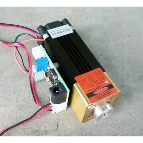 DC 12V 2A Adjustable 635 638nm 1W Orange Red Laser Diode Module Line shape Beam