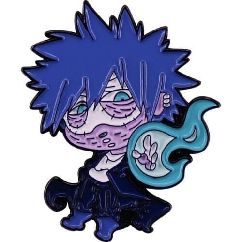 Anime My Hero Academia Dabi Cartoon Enamel Metal Copper Clothes Bag Hat Lapel Badge Brooch Pin Anime Lovers Accessories
