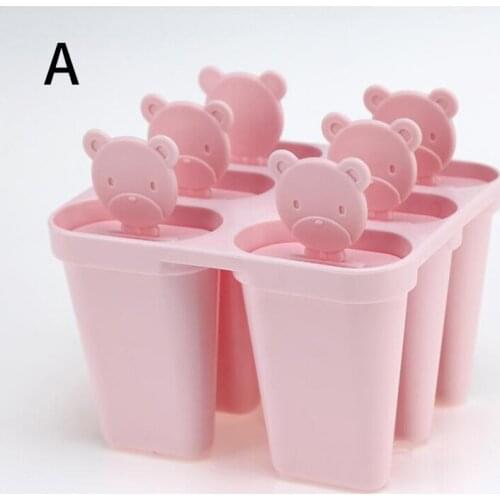 Ice Cream Mold Lolly Mould Tray Kitchen Silicone Ice Cube Molds Ice Cream Machine Slush Summer DIY Popsicle Mold Cooking Tools