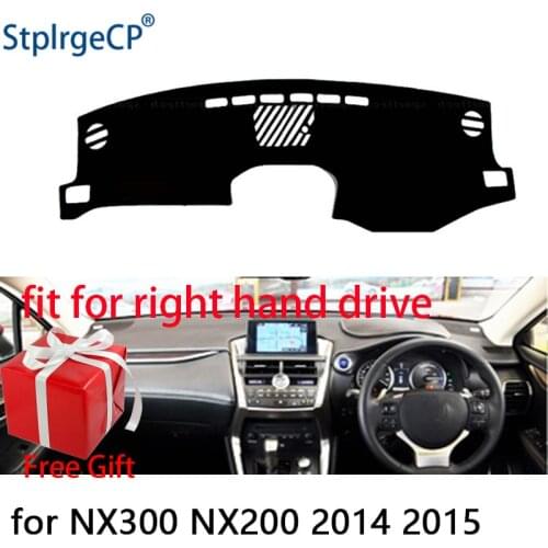 Car Dashboard Cover Mat for lexus NX300 NX200 2014 2015 Right Hand Drive Dashmat Pad Dash Mat Covers Dashboard Accessories