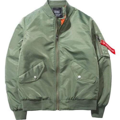 Unisex Spring MA1 Bomber Jacket Men Women Cotton Padded Pilot Vintage Coat Military MA-1 Boys Girls Jacket 2021 Early Winter