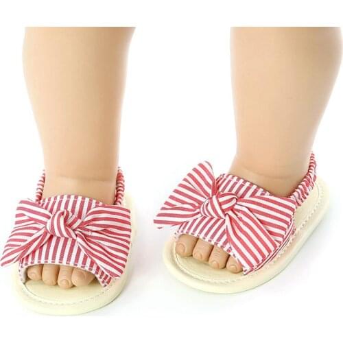 2020 Summer Baby Girls Toddler Soft Soled Bow Breathable Anti-Slip Sandals