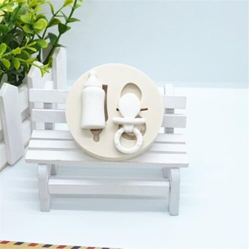 Luyou DIY Baby Bottles Cake Tools Silicone Resin Mold Fondant Cake Decorating Tools, Pastry Kitchen Baking Accessories FM943