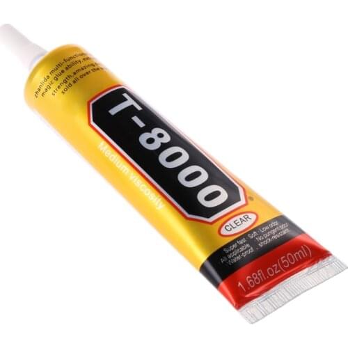 Multi Purpose Adhesive glass touch screen LCD Display Frame Glue T8000 Adhesive panel frame fixing glue 50ml T8000 Glue
